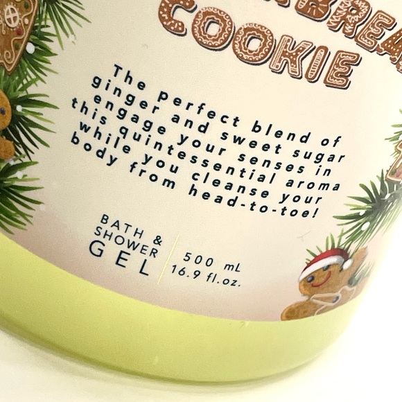 Aromatherapy Rituals Gingerbread Cookie Bath & Shower Gel Vit. E & Aloe Vera New - Picture 3 of 11